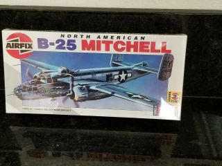 Airfix North American B - 25 Mitchell Bomber Plane 1/72 Scale Model Kit