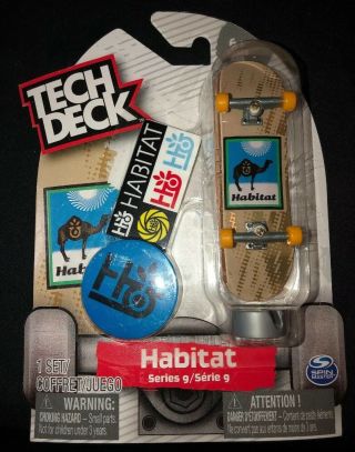 Tech Deck Series 9 2019 Skate Fingerboard Habitat Camel Rare