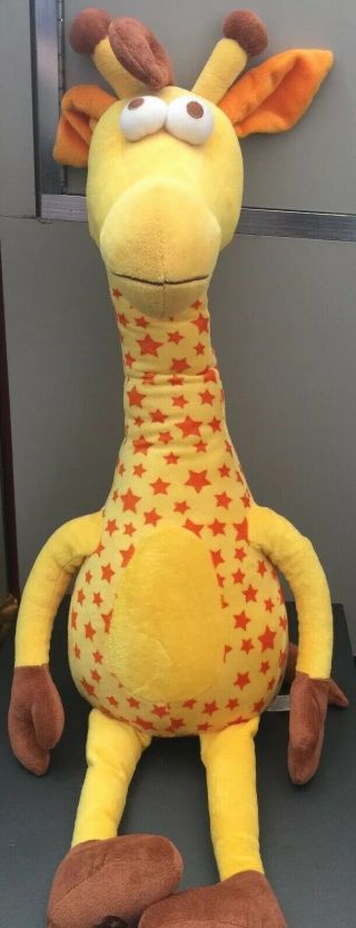 Toys R Us Geoffrey Jumbo Giraffe 34” Soft Plush Toy Stuffed Animal Retired Stars