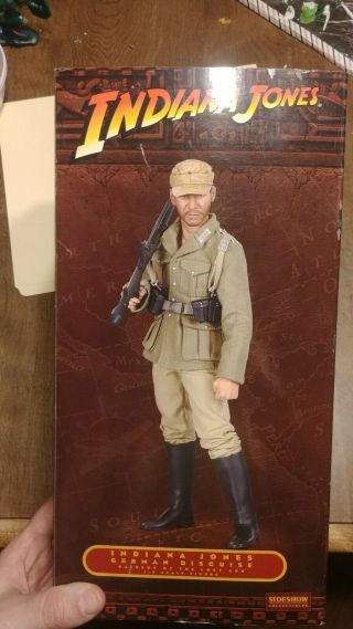 Sideshow Indiana Jones German Disguise Rotla 1:6 Scale 12 " Figure Soldier