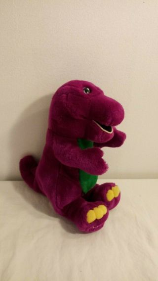 Barney Vintage 1993 Plush Stuffed Animal Purple Dinosaur Lyons Group 12 " Ar159