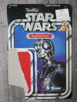 Death Star Droid 21 Back Vintage Cardback Full Card Star Wars