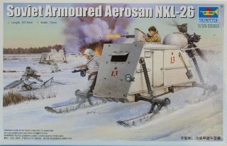 Trumpeter 1:35 Soviet Armoured Aerosan Nkl - 26 Plastic Model Kit 02321u