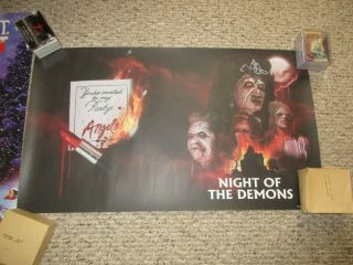 Silent night deadly night neca figure & poster,  Night of demons scream factory 3