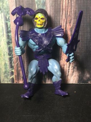 Vintage 1983 Motu Mattel He - Man Masters Of The Universe Skeletor - Complete