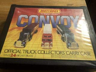 Vintage Matchbox Convoy Truck Collectors Carry Case