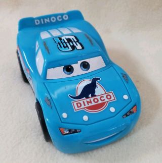 2005 Mattel Disney Pixar Cars Shake N Go Lightning Mcqueen Dinoco Vehicle