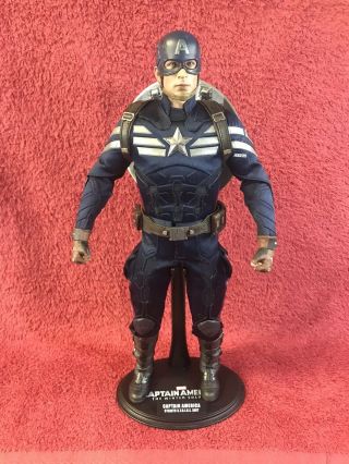Hot Toys MMS243 Captain America Winter Soldier 1/6 Stealth STRIKE suit,  DVD 2