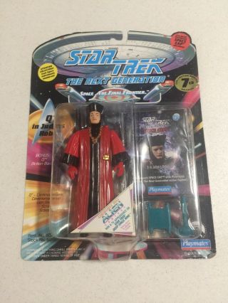 Playmates Toys Star Trek The Next Generation Q In Judges Robes Action Figure