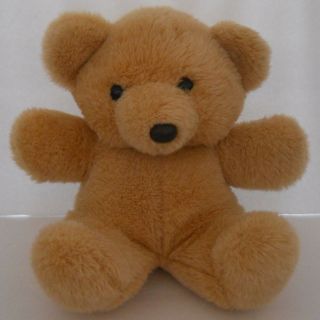 Vintage Dan Dee Teddy Bear Soft Toy Plush Stuffed Butterscotch 13 " Malaysia