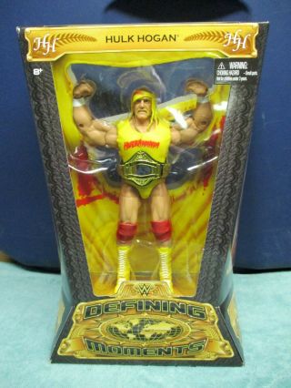 Wwe Elite Hulk Hogan Defining Moments Mattel Wrestling Figure Wwf,  Wcw Hulkamania
