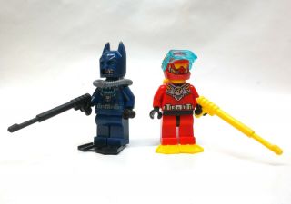 100 Lego Dc Comics Batman Figure Scuba Wetsuit 76010,  Subasuit Robin 76027