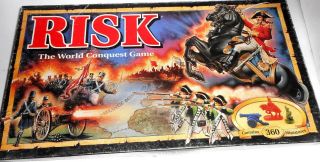 Vintage " Risk " Game By Parker Brothers - 1993 Edition - 100 Complete Lqqk