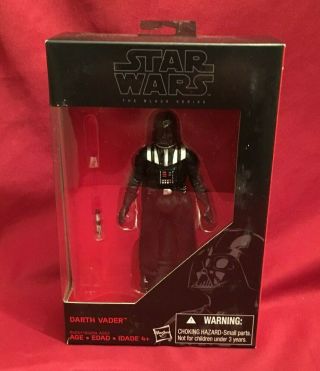 Star Wars Walmart Black Series 3.  75 " Darth Vader Figure 2015