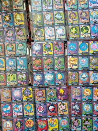 Complete Set 151 Poketrivia Pokemon Vintage Cards