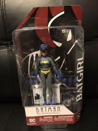 Dc Collectibles Batman The Animated Series Batgirl Grey Suit Bent Card See Pic