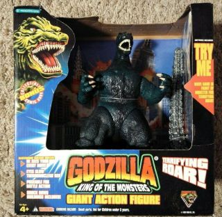 Godzilla King Of The Monsters Giant Action Figure Vintage 1994 Trendmasters