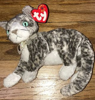 Ty Beanie Baby Purr The Cat Retired Birthday March 18,  2000