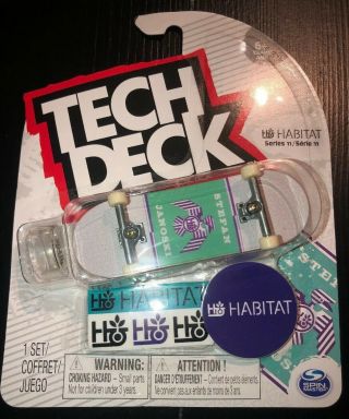 Tech Deck Series 11 2019 Skate Fingerboard.  Habitat Stefan Janoski