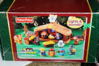 Fisher - Price Little People Nativity Scene Set 2011 Euc Complete
