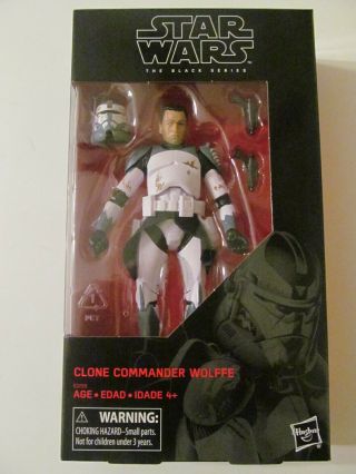 Star Wars: The Black Series - Clone Commander Wolffe - 6 - Inch - Light Wear