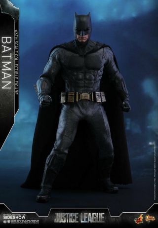 Hot Toys Dc Justice League Batman 12 " Action Figure 1/6 Scale Ben Affleck Mms455