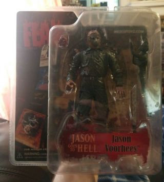 Mezco Cinema Of Fear Series 3 Jason Goes To Hell Figure In Package