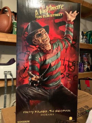 Sideshow Exclusive Nightmare On Elm Street Freddy Krueger Diorama Statue
