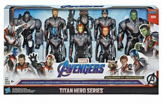 Nib Near 2019 Marvel Avengers Titan Hero Series 8 12”action Figures Ironman