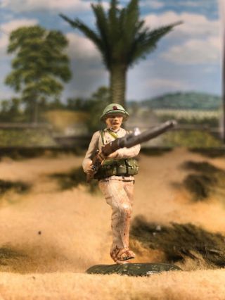 1 - Vietnam War Nva North Vietnamese Army Tssd Hand Painted Figure Built 1/32 54mm