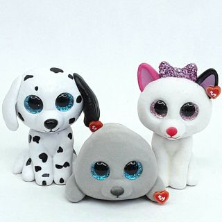 Ty Miniature Minis Beanie Boos Figure Toy Figurine Cat Dog Seel Series 3 Bulk