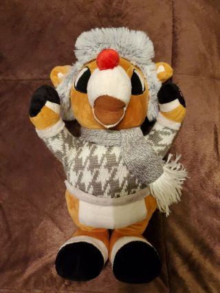 Gemmy Rudolph The Red Nosed Reindeer Musical Animated Dancing Plush