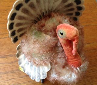 Vintage STEIFF Tucky Turkey Bird 6 