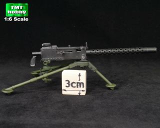 1:6 Scale Soldier Story Wwii Us Infantry Henry Ss059 - Browning Machine Gun Meta