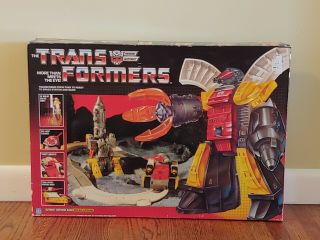 Transformers G1 1985 Omega Supreme Autobot Defense Base Complete W/ Box