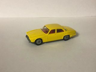 Vintage Husky Jaguar Xj6 Yellow