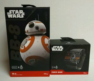 Sphero - Disney Star Wars Bb - 8 Droid With Force Band Bluetooth App - Enabled