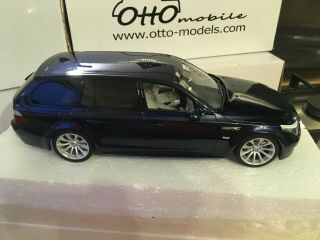Otto Model 1:18 Bmw 5 Series E61 M5 Touring Estate Ot542 Interlagos Blue M3