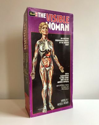 1977 Revell The Visible Woman Model Kit With Booklets