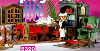 Complete - Playmobil 5320 Victorian Living Dining Room.  Box In Separate Listing