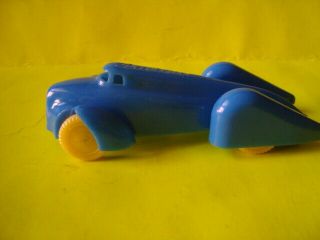 Renwal Speed King Slat Flat Racer Plastic Toy Car 4&1/4 "