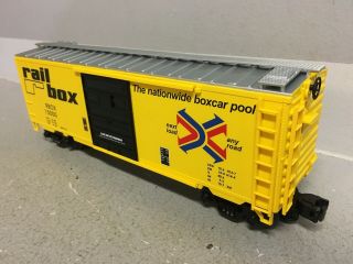 Mth Premier O Gauge 20 - 9305l Railbox O Scale Box Car - Lnib