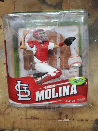 Yadier Molina St Louis Cardinals Mlb32 2014 Rookie Mcfarlane Figure