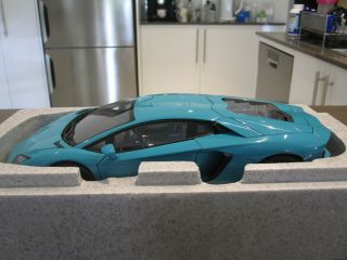 1:18 Autoart 74667 Lamborghini Aventador Lp700 - 4 Turquoise Blue