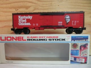 Lionel Train Kfc Kentucky Fried Chicken Billboard Reefer Car W/box 6 - 7509