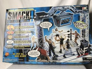 Wwf Smackdown Live Real Sounds Arena Tron Ready Jakks Pacific Wwe Wrestling Ring
