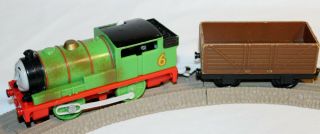 Thomas The Train Trackmaster Motorized Percy & Tender Mattel 2009