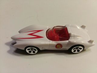 Hot Wheels Second Wind Mach 5 Speed Racer White With Silver Wheels
