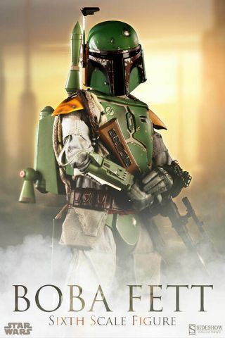 Sideshow STAR WARS Collectibles BOBA FETT 1/6 Scale Figure 12 
