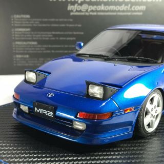 1/18 Peako Toyota MR2 SW20 Blue Revision 3 1995 Resin initial D 3
